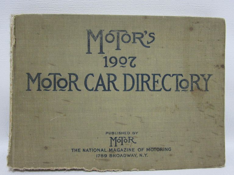 Motor Car Directory 1907